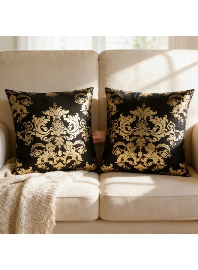 طقم أغطية وسائد ديكورية 4 قطع مقاس 45 × 45 سم | تصميم عصري لوسائد الكنب لغرفة المعيشة وغرفة النوم والسيارة - Image 5